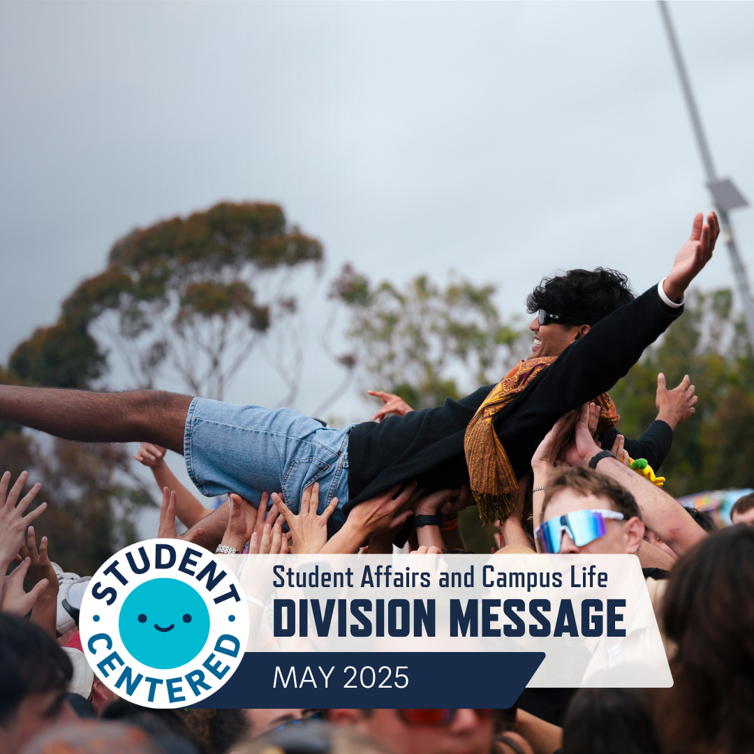 May 2025: Image of person crowd surfing at Sun God Festival